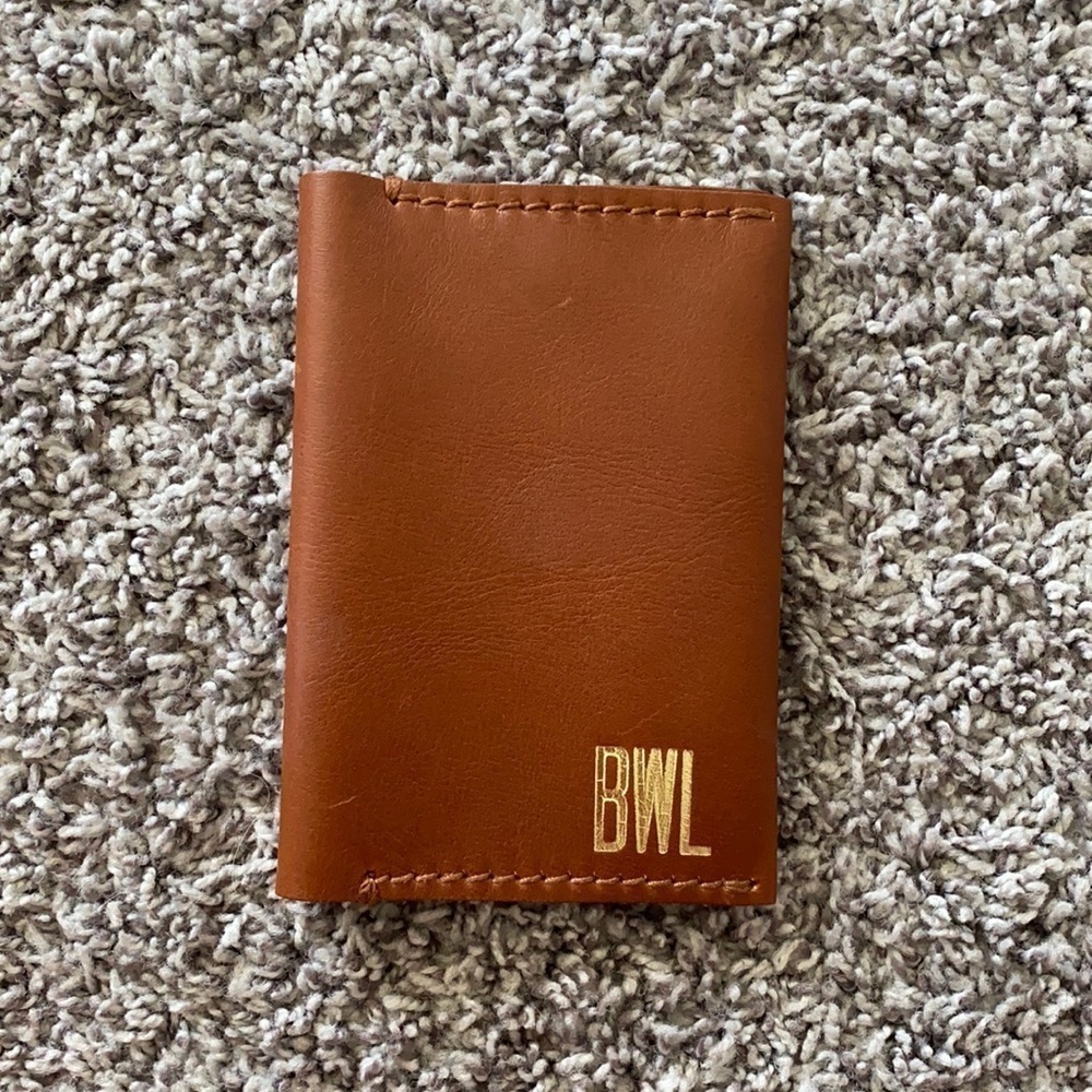 Madewell Leather Passport Case BWL E5890 NEW